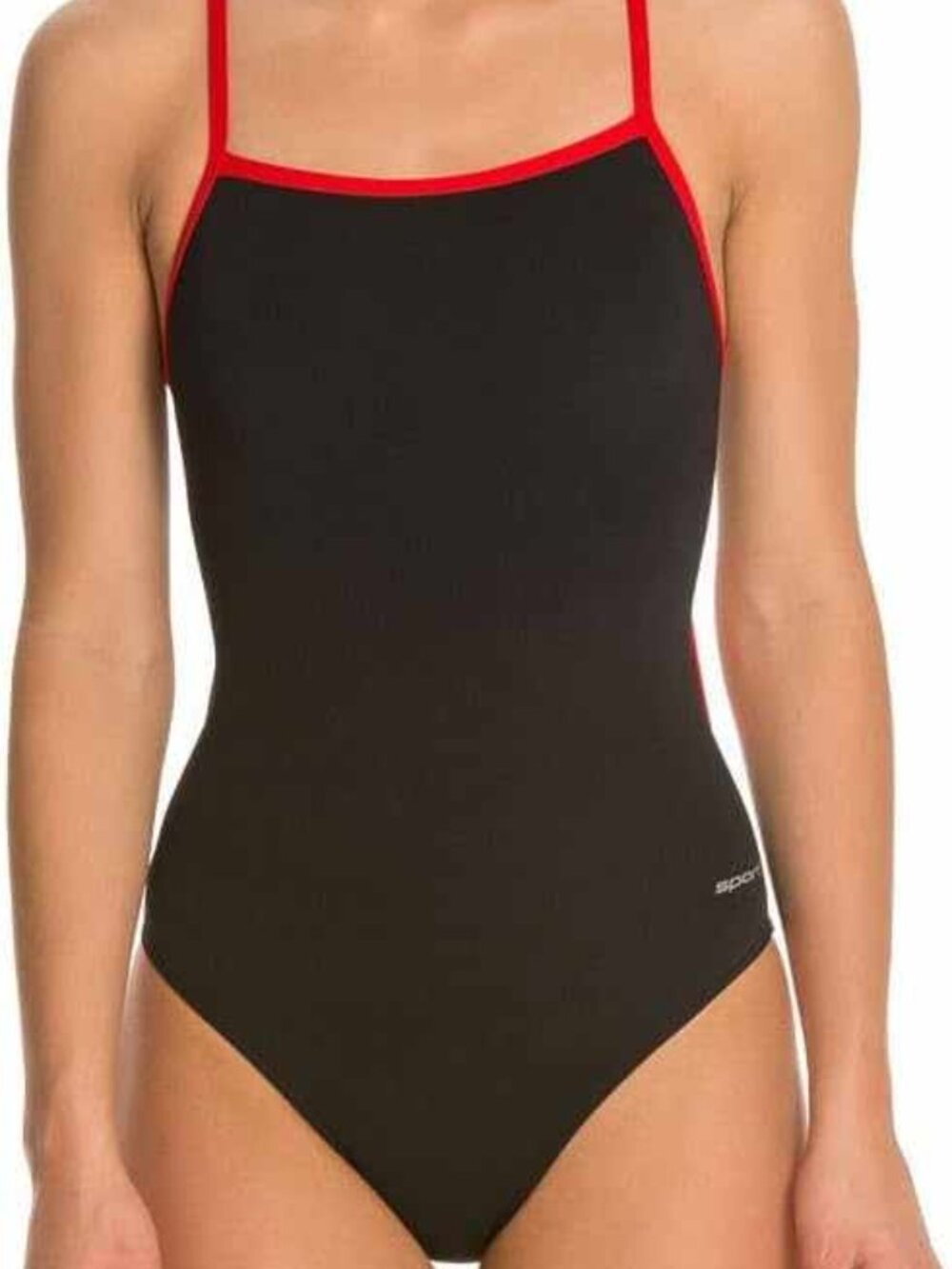 Sporti Thin Strap Athletic 1 pc Swimsuit N6051